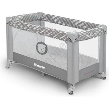 Lionelo - Детско креватче за пътуване STEFI сив (LN0136)