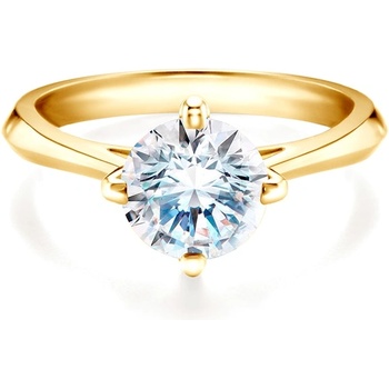 SAVICKI Годежен пръстен The Light: злато, лабораторен диамант