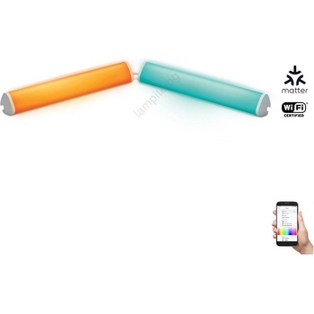 Philips Pachet 2 LED RGB WiZ Bar Linear Light