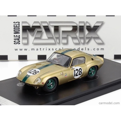 Matrix scale models Lotus Elan 26r Coupe N 128 Racing 1964 Zlatá Zelená 1:43