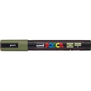 uni Декоративен маркер, 1, 8-2, 5 мм, UNI "Posca PC-5M", каки 300053000 (300053000)