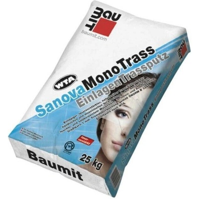 Omítka sanační Baumit Sanova Mono Trass – 25 kg