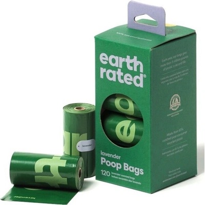 Earth Rated sáčky s vůní levandule 120 ks 8 rolí