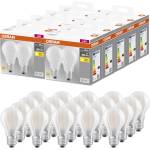 OSRAM BASE CLASSIC A GLFR 60 LED lamp with E27 base - 6.5W - 806lm - 2700K - warm white light - 20 pack - 4099854064081