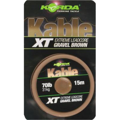 Korda Olověnka Kable XT Extreme Leadcore Brown 15m 31kg