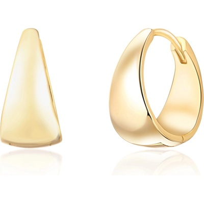 JVD Elegantné pozlátené kruhové náušnice SVLE1134XH2GO00