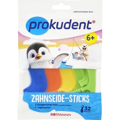 Prokudent Dětská párátka s nití 6+ 32 ks – Zbozi.Blesk.cz