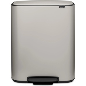 Brabantia Кош за смет Brabantia Bo Pedal 60L, Soft Grey (35948224)