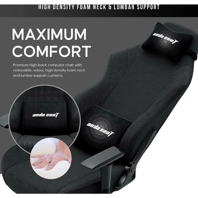 Anda Seat Luna Black fabric