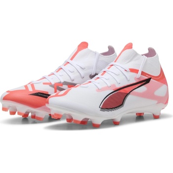 Image 1 of PUMA Дамски футболни бутонки Puma ULTRA 5 MATCH+ Womens Firm Ground Football Boots - White/Red