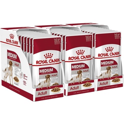 Royal Canin Medium adult консерви в сос за възрастни средни кучета 30 x 140 г