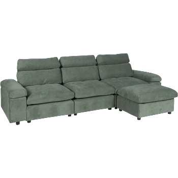 Image 1 of Carmen Ъглов диван poko - зелен c08 (3551560)
