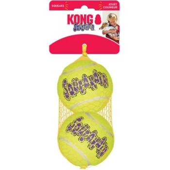 KONG air squeaker tennis balls large - играчка за куче от гума, тенис топка, с пищялка - 2 бр - САЩ - ast1e