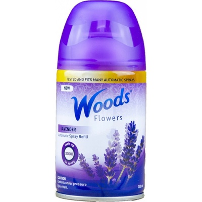 Woods Flowers, Náplň do osvěžovače vzduchu Levandule, 250 ml