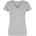 Promodoro 1525 xo / Дамска тениска с v-образно деколте - сив цвят на хедър xl (40152561004)