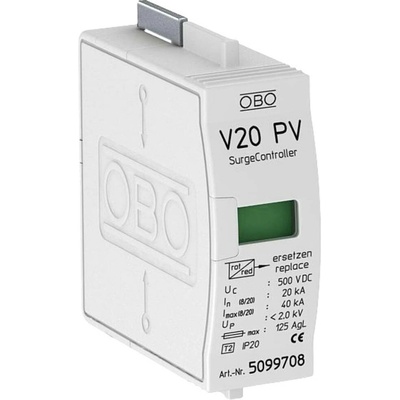 OBO Bettermann 5099708 V20-C 0-500PV zvodič prepätia 20 kA 1 ks