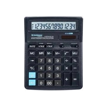 Donau Tech Office calculator 14 digits. DONAU black