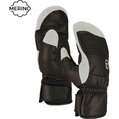 Ortovox Full Leather mitten rukavice black raven