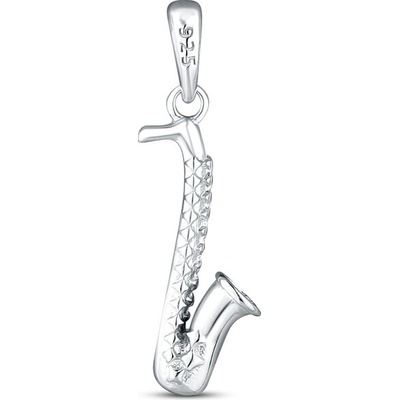 JVD Strieborný prívesok saxofón SVLP0616XH200XS