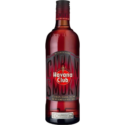 Havana Club Cuban Smoky 40% 1 l (holá láhev)