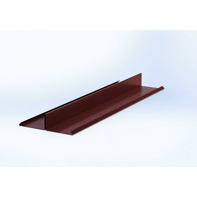 Rozdělovací lišta r.š.333mm pozink Lakovaný RAL 3009 červená oxid s folií dl.2m