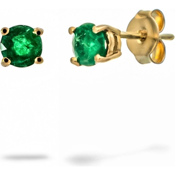 Blink-Blink napichovacie náušnice so Smaragdom 3176ZSG