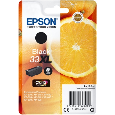 Epson Глава за Epson Expression Premium XP630/XP640 Series - Ink - /33XL/ / C13T33514012 - Black - XL - PN C13T33514012 (C13T33514012)