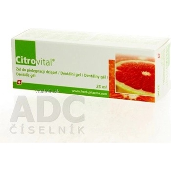 HerbPharma Citrovital Dentální gel pro dospělé 25 ml