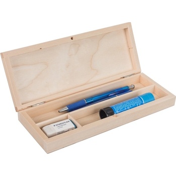 ČistéDřevo Drevená krabička na písacie potreby