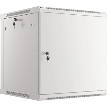 Lanberg Комуникационен шкаф Lanberg WF01-6612-00S, 19", 12U, 64.5 x 60 x 60 cm, товароносимост до 60кг, сив (WF01-6612-00S)