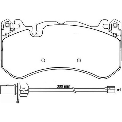 Sada brzdových platničiek, vždy 4 kusy v sade BREMBO P 50 127 (P50127)