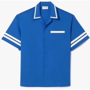 Lacoste Relaxed-Fit Print Back Shirt - Blue