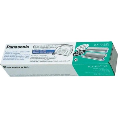 Panasonic ТТ ЛЕНТА ЗА PANASONIC KX-FP 81/85/151/155/181/185 - 2 rolls - P№ KX-FA55X - заб. : 2x50m (KX-FA55X)