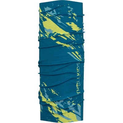 Trollkids Детски шал Trollkids Kid's Northern Lights Multitube Neckerchief - Petrol / Lime / Dolphin Blue - размер One Size (203-2624-0211)