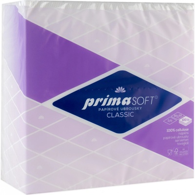 Prima ubrousky Soft 1V 100ks 33x33cm