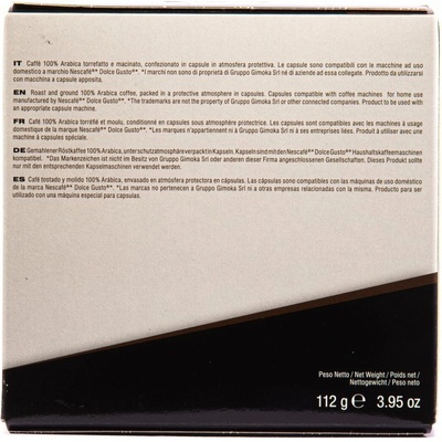 Mille piaceri kapsule dolce gusto 100 % arabica 16 ks