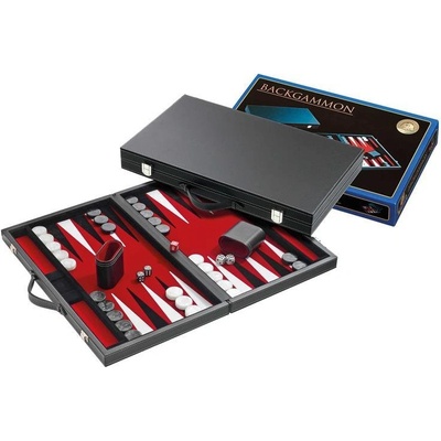 Backgammon Vrhcáby střední červený