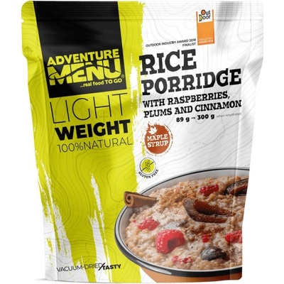 Adventure Menu Rýžová kaše se švestkou malinou a skořicí 89 g