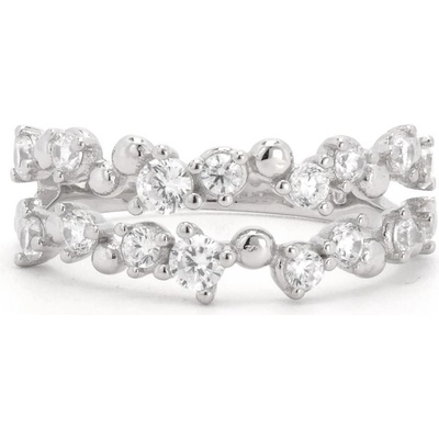 Rafity Stříbrný prsten Sparkling Crown R0056 05
