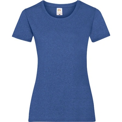 Fruit of the Loom Dámske triko 61 372 0 Retro Heather Royal
