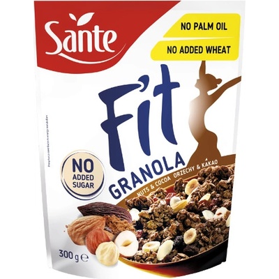Sante Fit Granola 300 g orechy a kakao