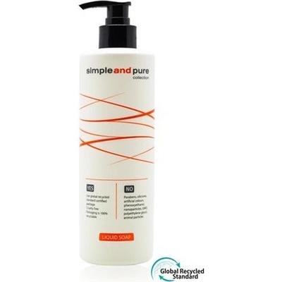 Simple and PureTekuté mydlo dávkovač s pumpičkou 450 ml