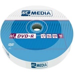 MYMEDIA Диск DVD-R, 4, 7 GB, 16x, 10 диска, в термосвиваема опаковка, MYMEDIA (от VERBATIM) 69205 (69205)