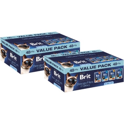 Brit Premium by Nature pre dospelé mačky 96x85 g