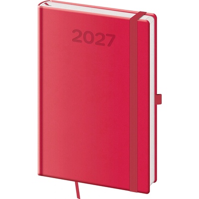 Helma 365 Print Pop A5 týždenný 2027 malinová