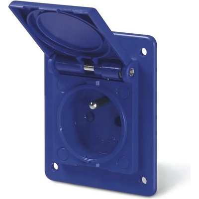 Контакт ФРЕНСКИ СТАНДАРТ 2P+Е 16A IP54 серия Domo панелен монтаж 70х87мм - 570.4091 (570.4091)