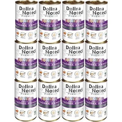 Dolina Noteci Noteć Valley PREMIUM Junior с високо съдържание на заешки черен дроб 12x400 г