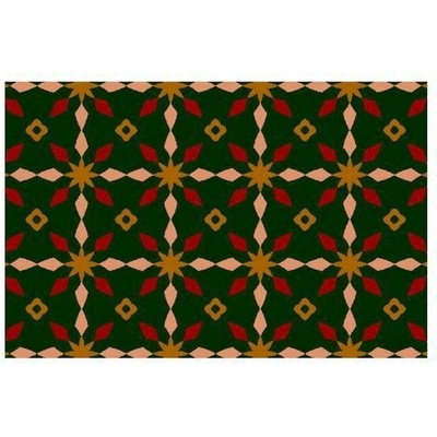 Déco Design Imperial Snowstar zelená 60 x 90 cm