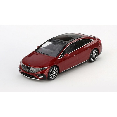 MINI GT Mercedes Benz EQS 580 4MATIC Red Metallic 1:64