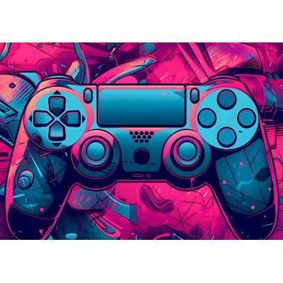 Postershop Fototapety vliesové Computing for players gamepad rozměry 254x184 cm